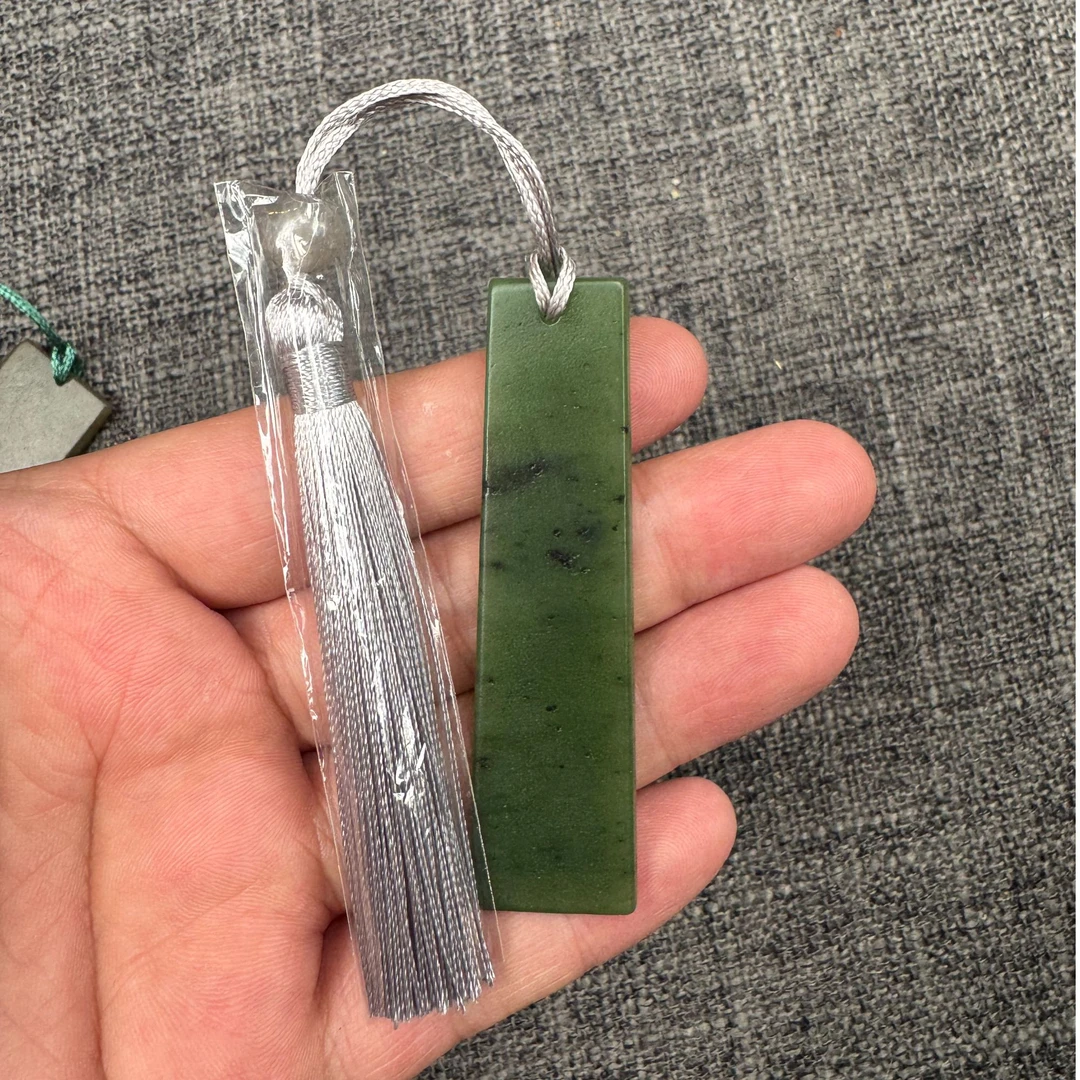 天然和田玉书签-14号