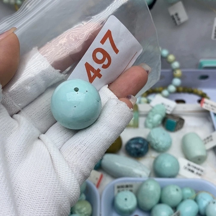 未镶嵌绿松石珠宝奇石闯