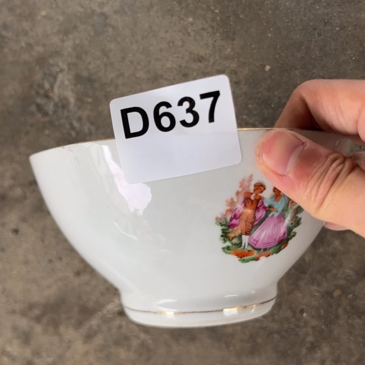 八九十年代高岭土盘碗碟有矿点D637