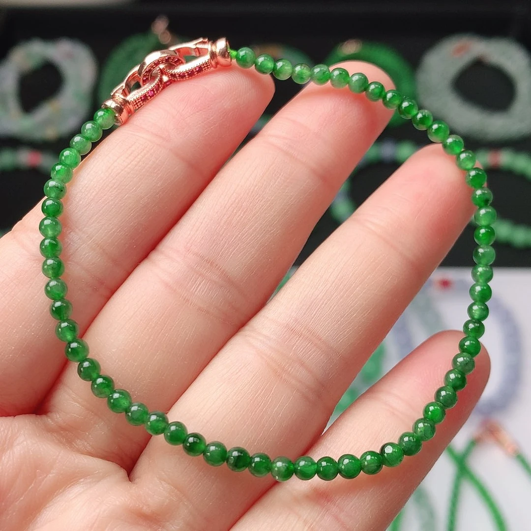 翡翠未镶嵌手链翡翠