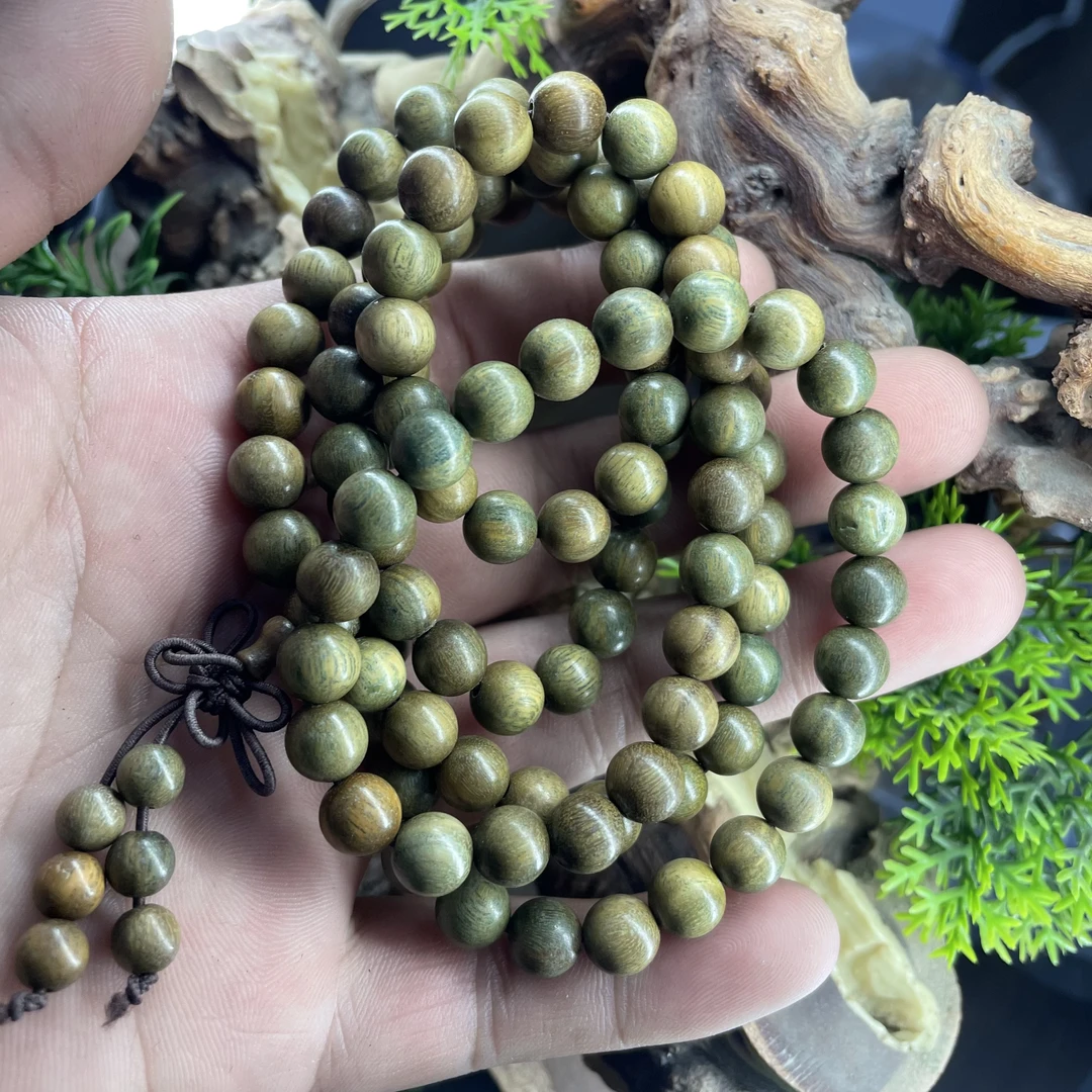 绿檀精品长串108卡8