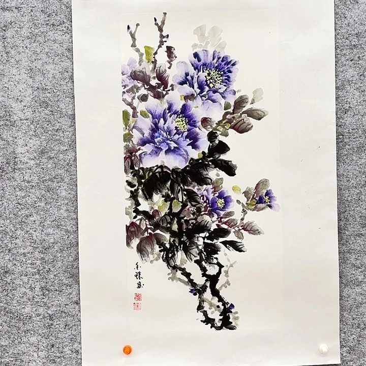 国画花鸟等图案四开