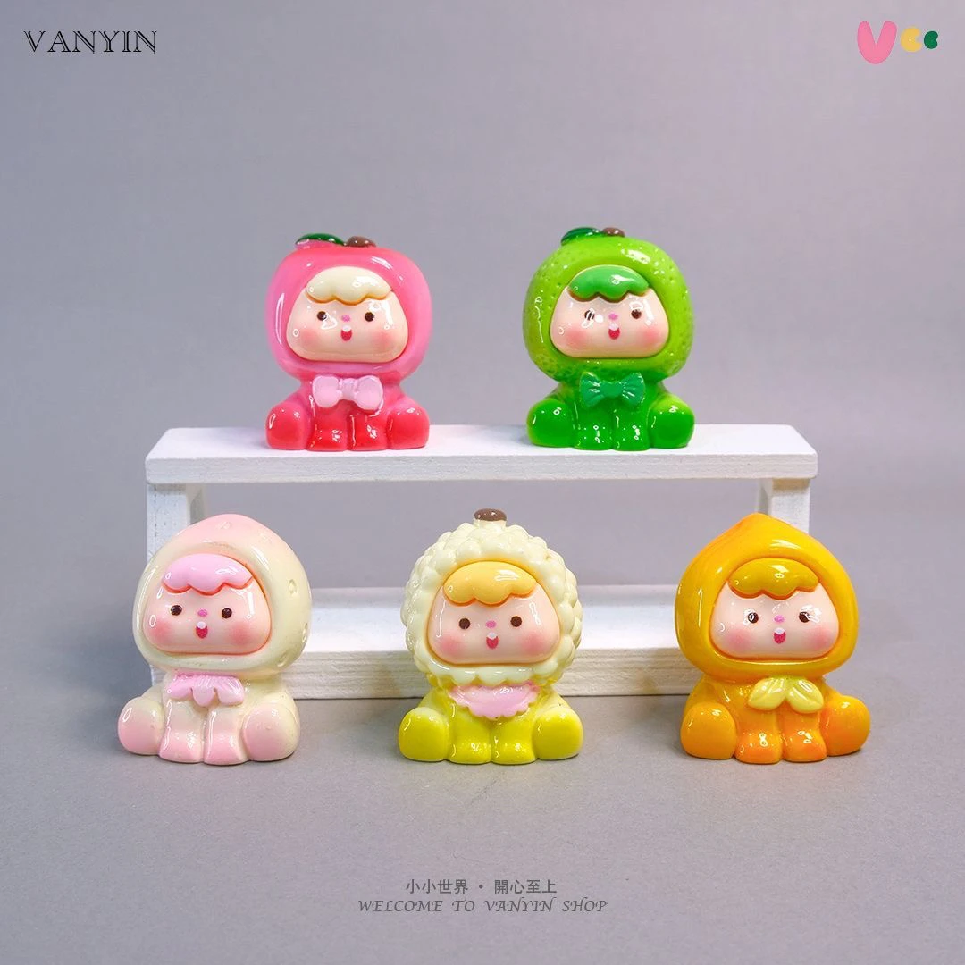 【对对碰 九宫格】新配色水果崽崽diy树脂摆件 默认微瑕