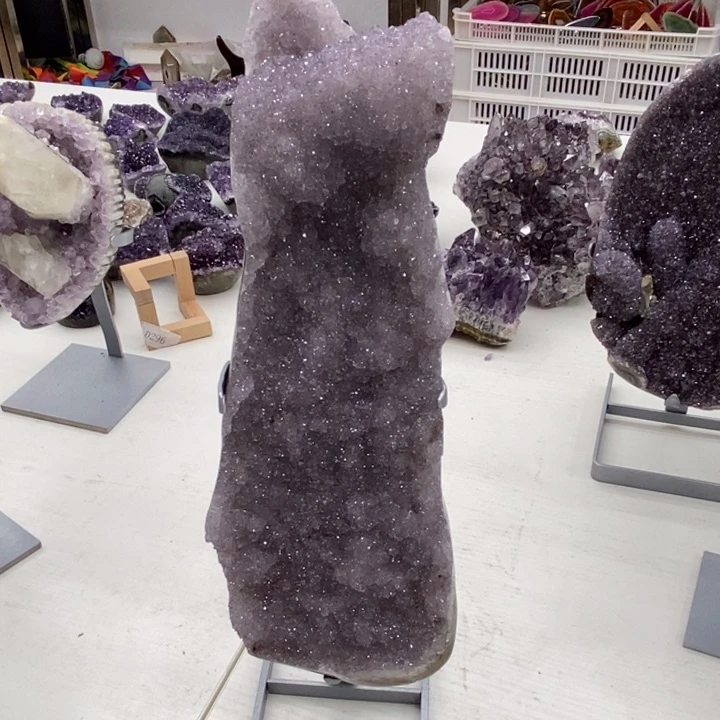 紫晶大型摆件（非配饰）未镶嵌j*e