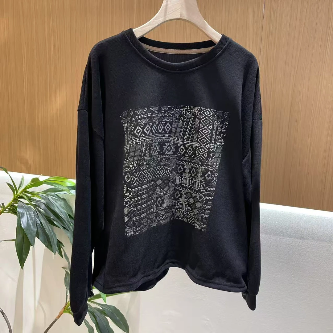 14661新款春秋休闲减龄宽松显瘦长袖百搭卫衣