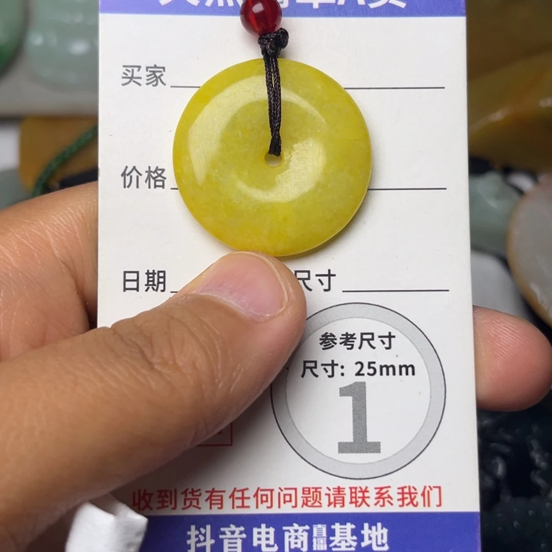 翡翠未镶嵌颈饰挂件