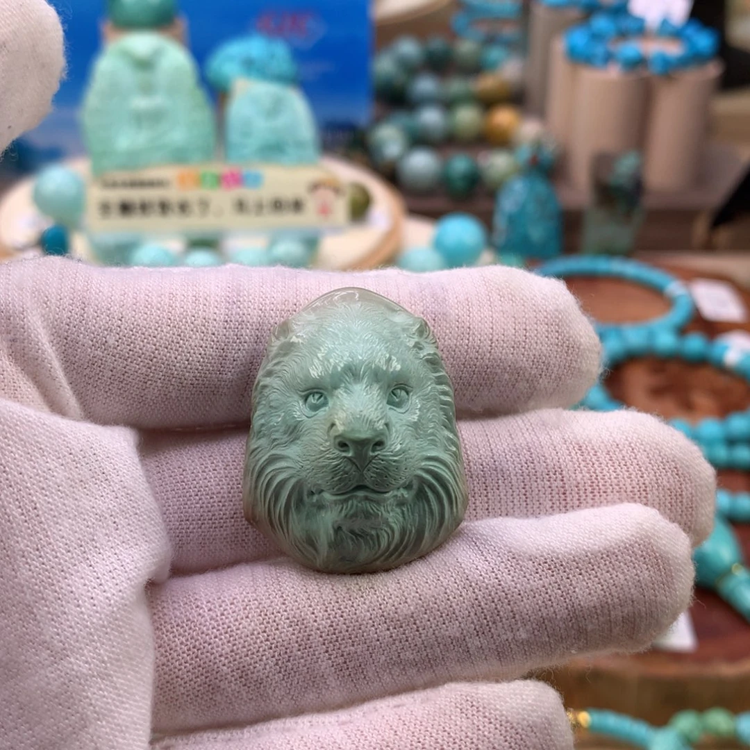 绿松石未镶嵌珠宝奇石24.7mm