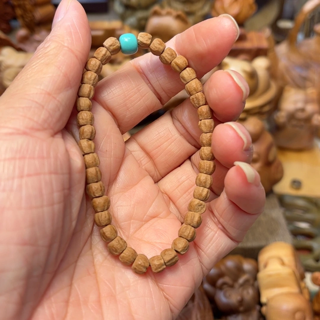 杍***把件柏木柏香籽手串