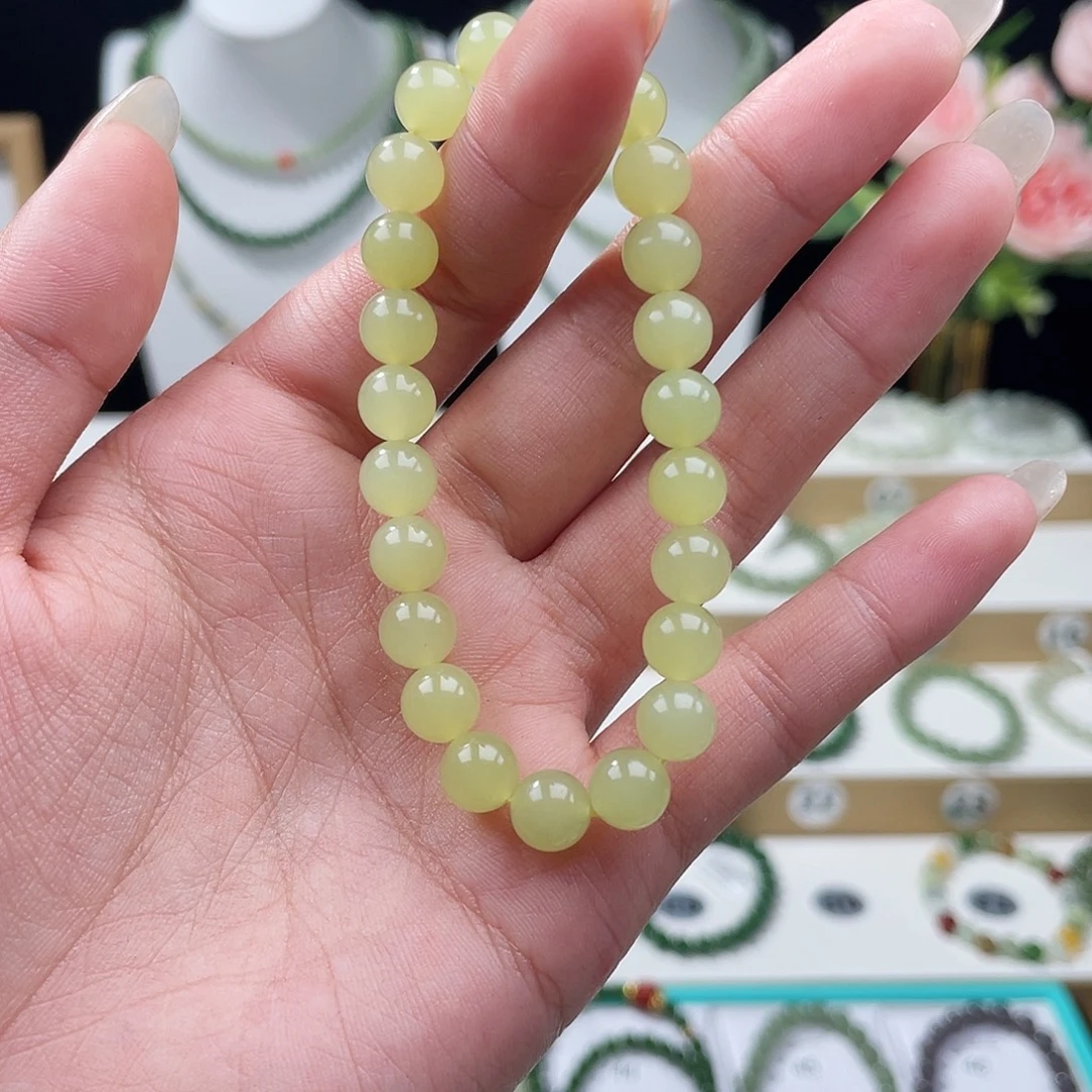 小***张和田玉未镶嵌手链