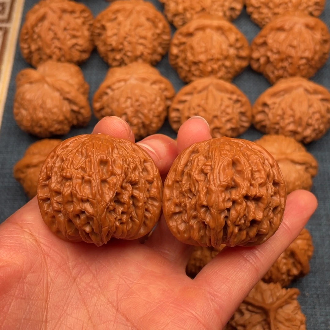 把件文玩核桃40正球磨