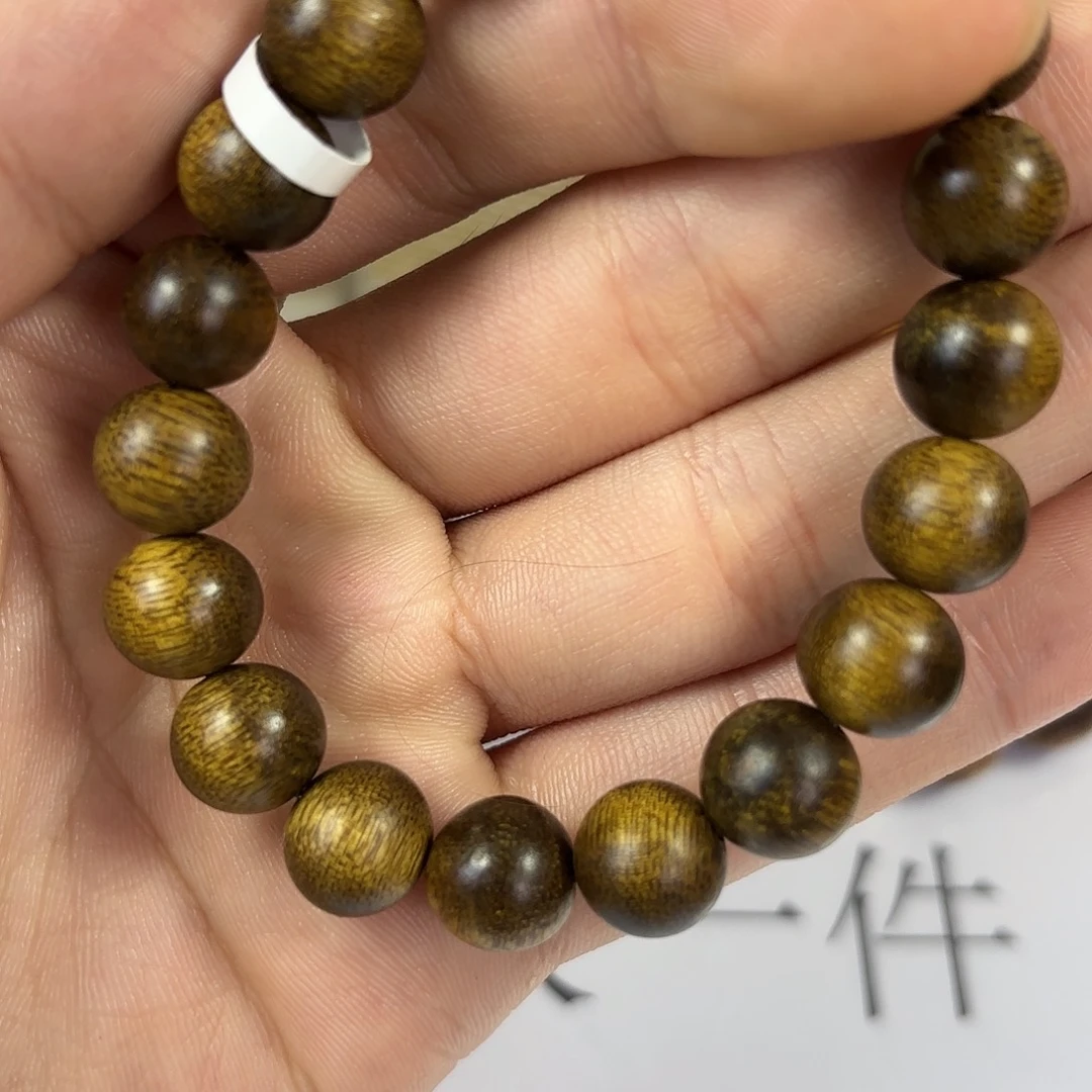 沉香手串芽庄白棋楠1.0沉水