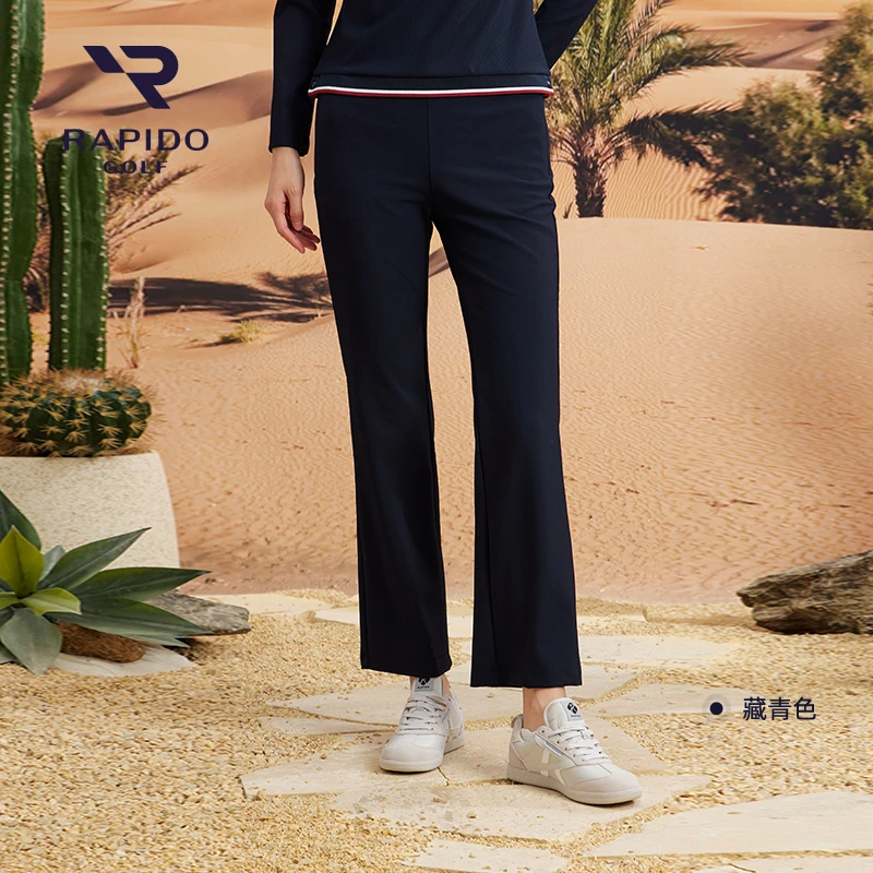 RAPIDO雳霹道2025年早秋女士高尔夫GOLF修身时尚微喇裤VP5778C30