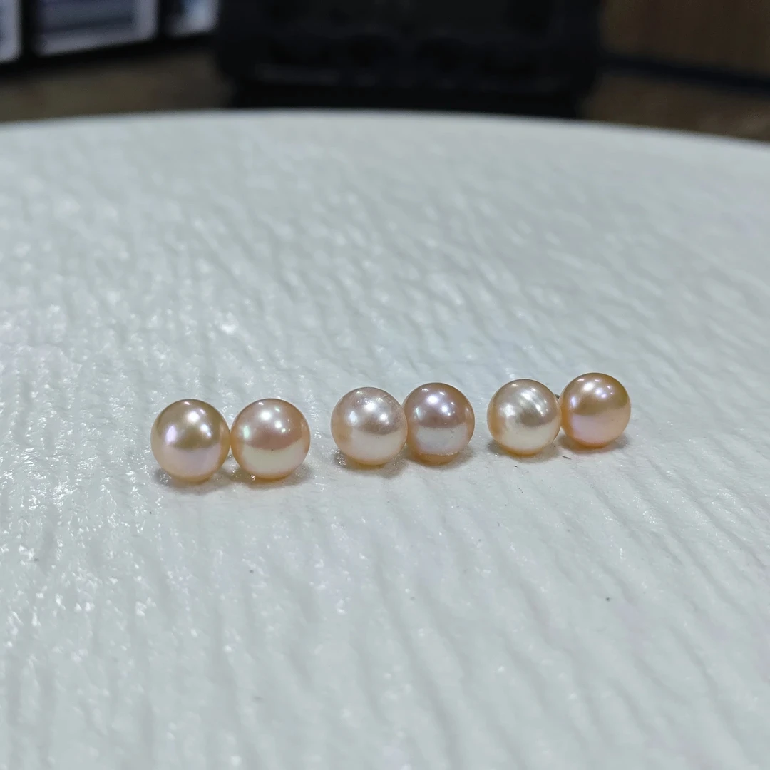 【书记甄选】天然珍珠耳钉 多样性发一件 2086BB