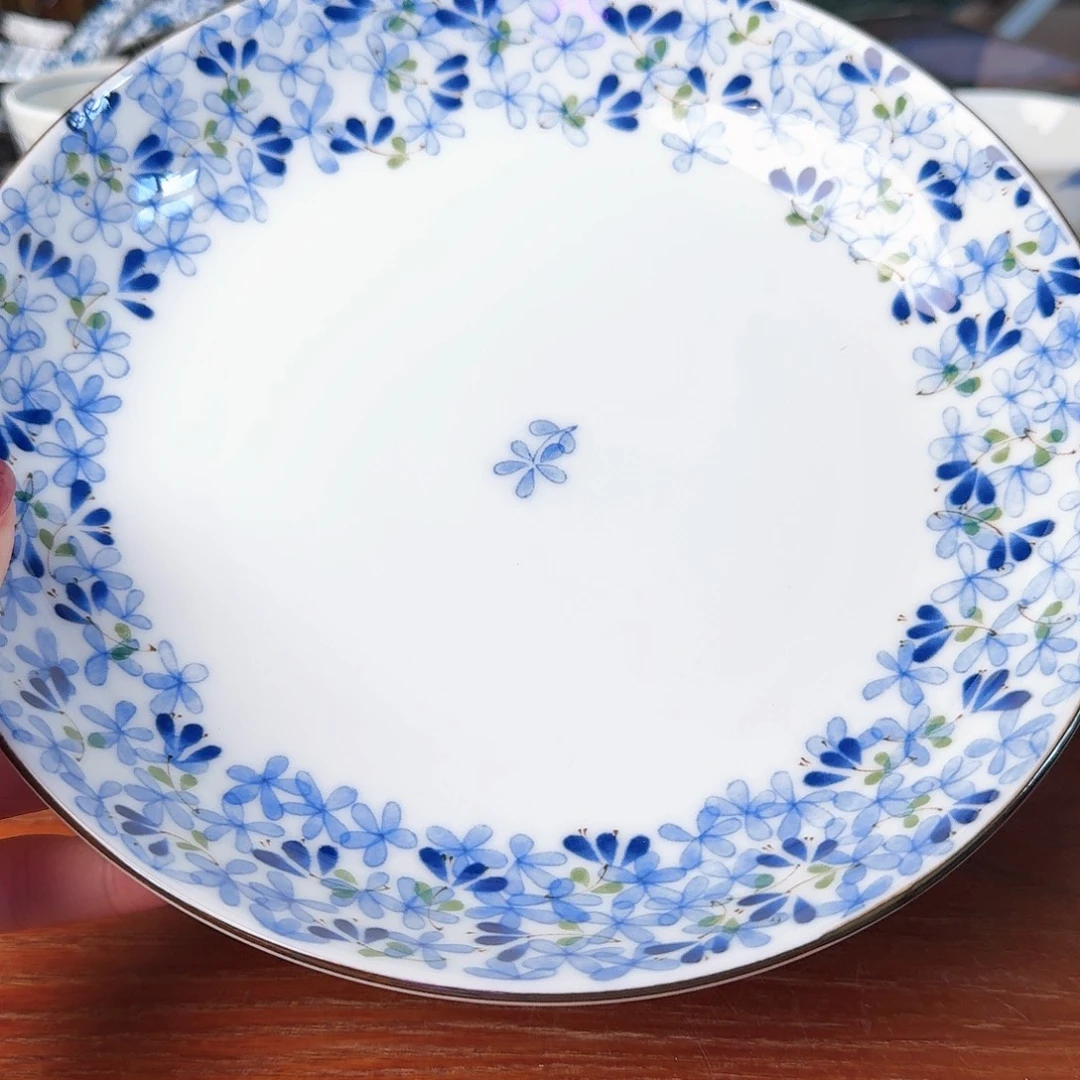 瓷片1只小蓝牙22厘米圆盘，全新