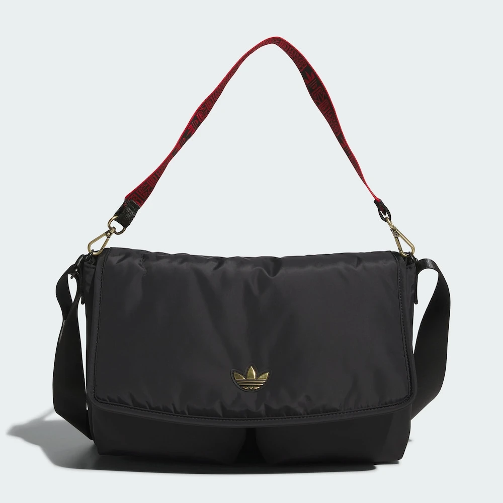 adidas三叶草ORINEWY BAG蛇年新年款运动单肩斜挎包邮差包JL7592