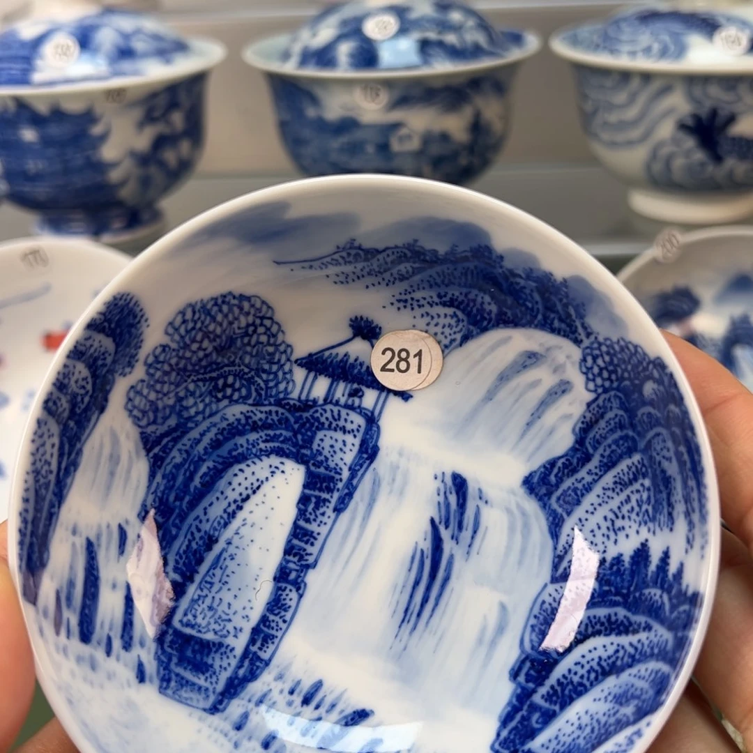 杯木木景德镇纯手绘茶具281