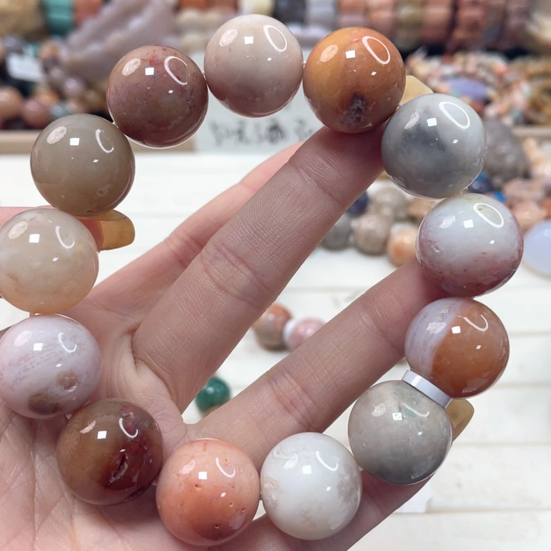 未镶嵌手串硅化珊瑚（珊瑚玉）知***乐306