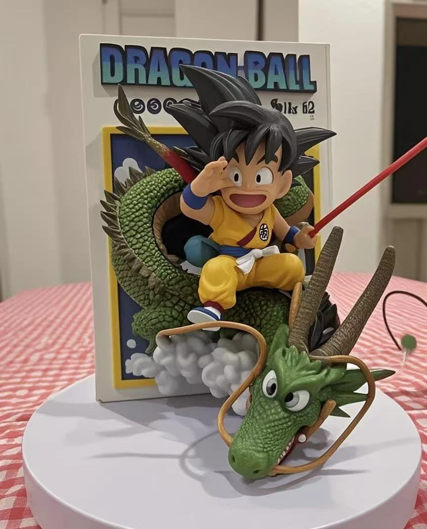 七龙珠 悟空骑龙经典场景 动漫粉丝必备收藏！