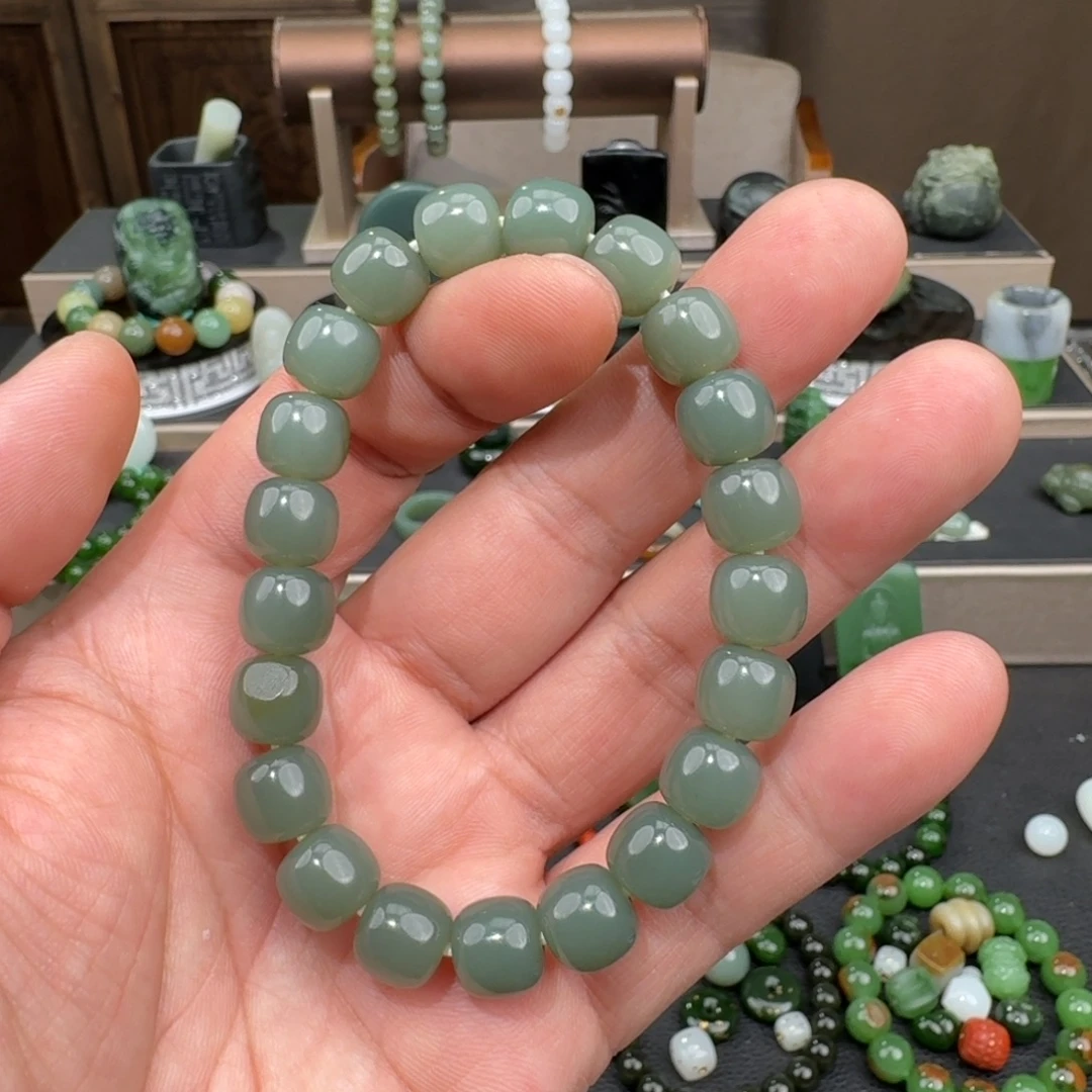 和田玉未镶嵌手链