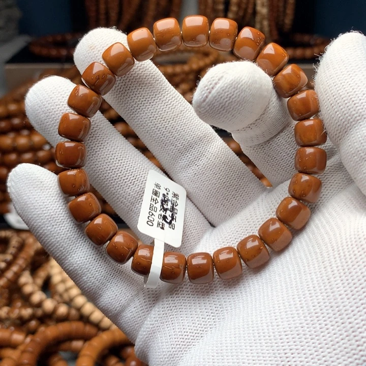 非金属木质紫金鼠9×8道珠单圈精品