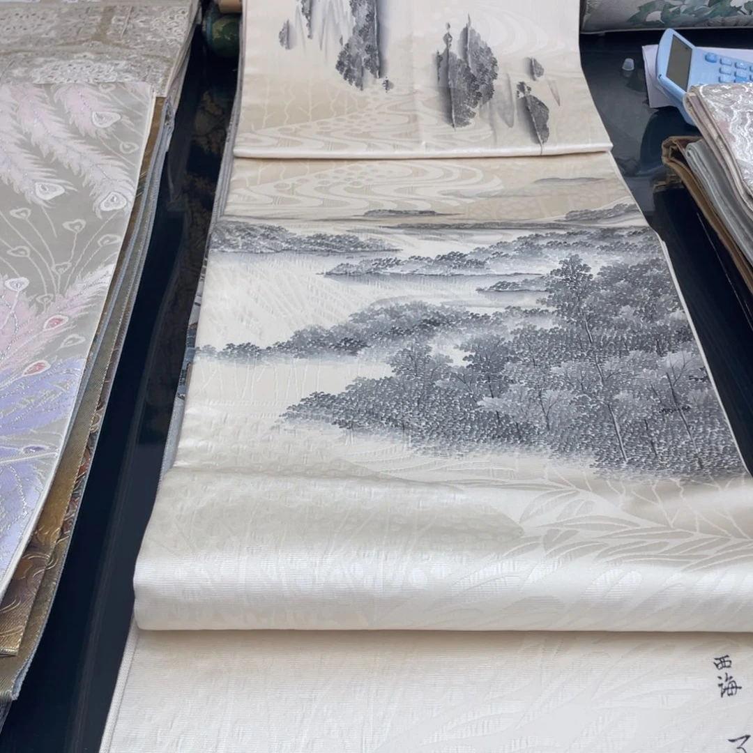 刺绣唐锦桑蚕丝正绢面料