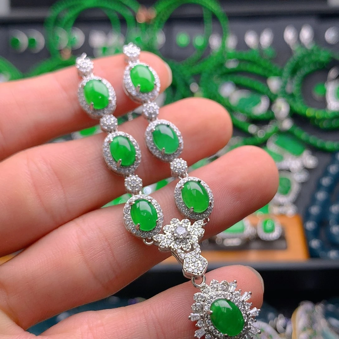 未镶嵌手链翡翠翡翠