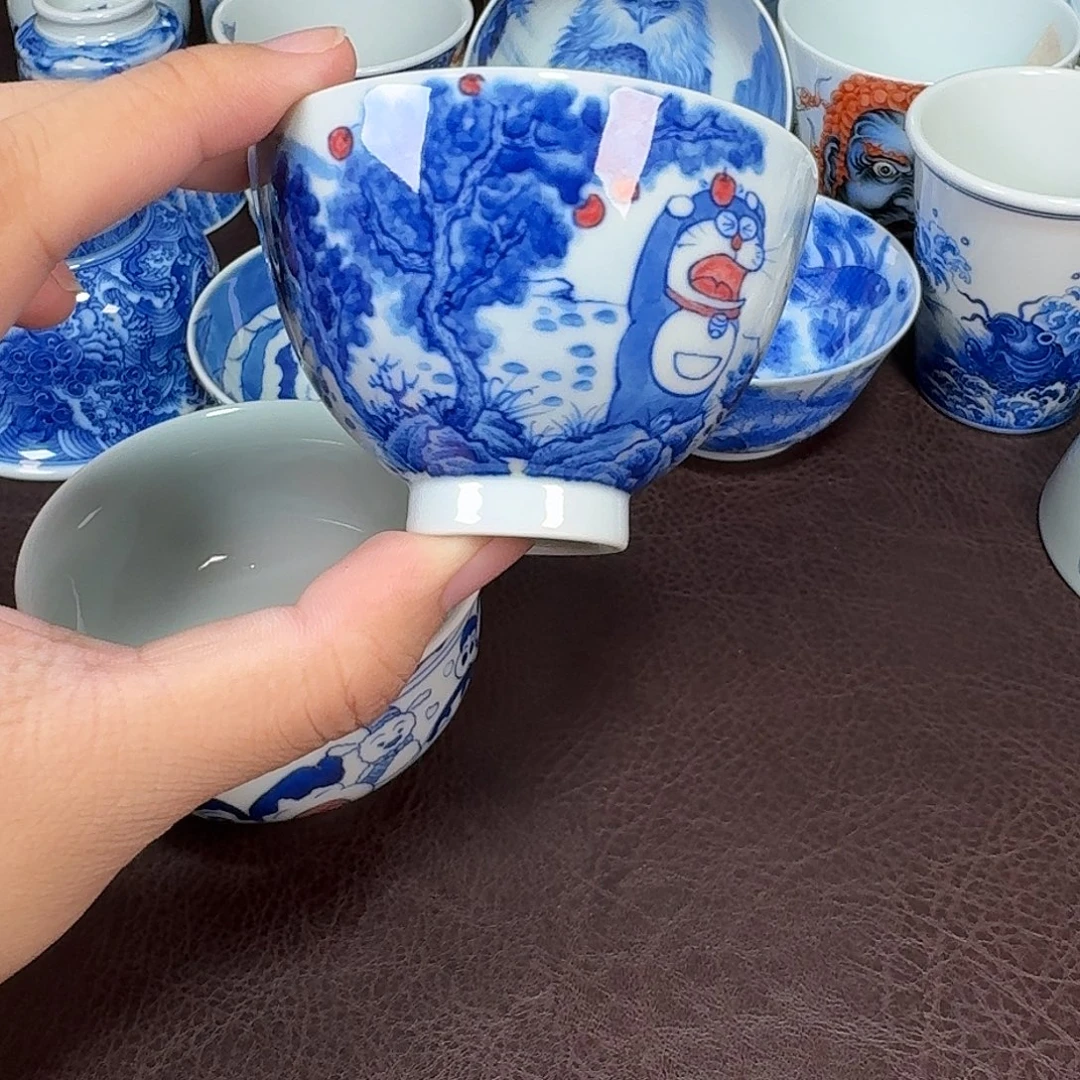 川***寨现代景德镇陶瓷杯