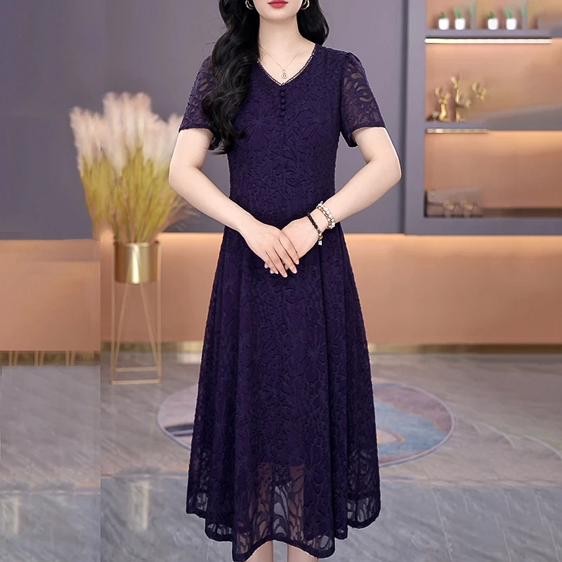 夏季新款气质百搭时尚中长款连衣裙【217-2#】