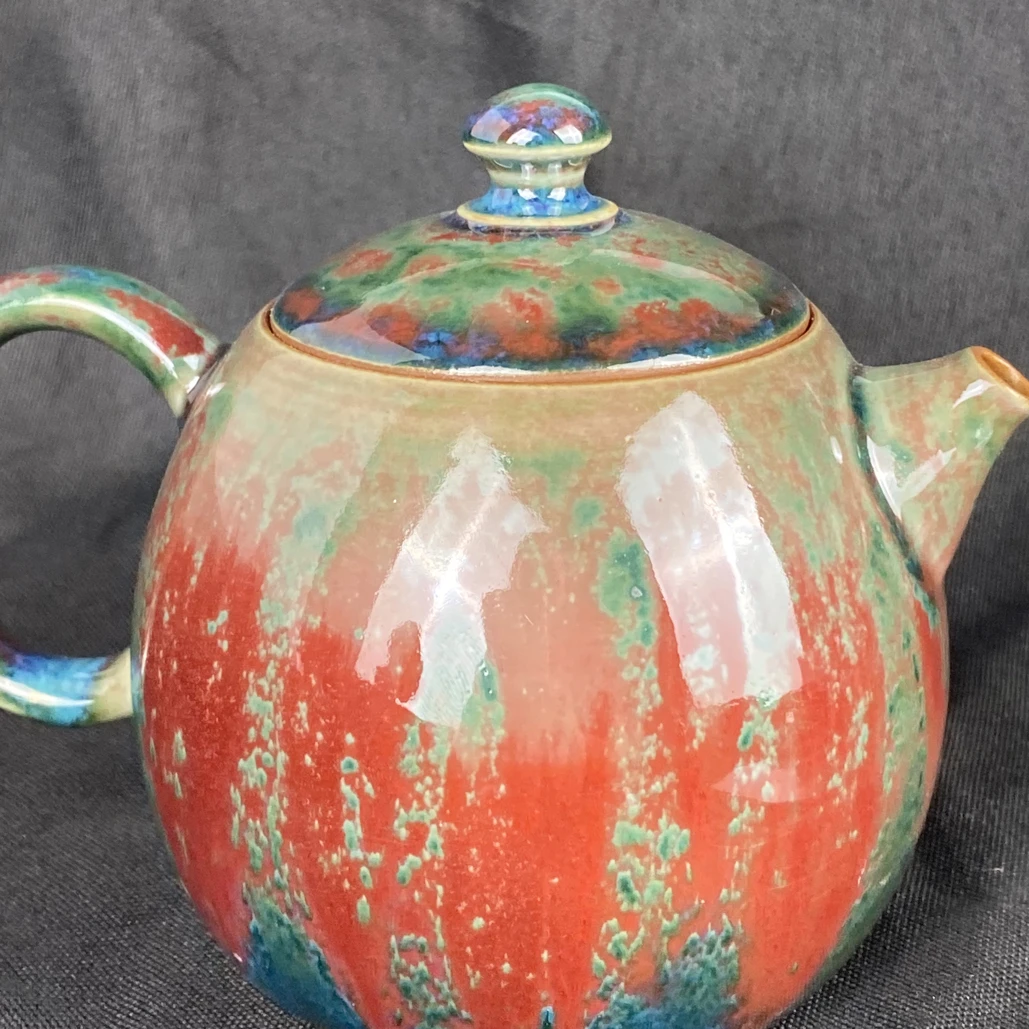中国神后钧瓷茶具 龙蛋壶