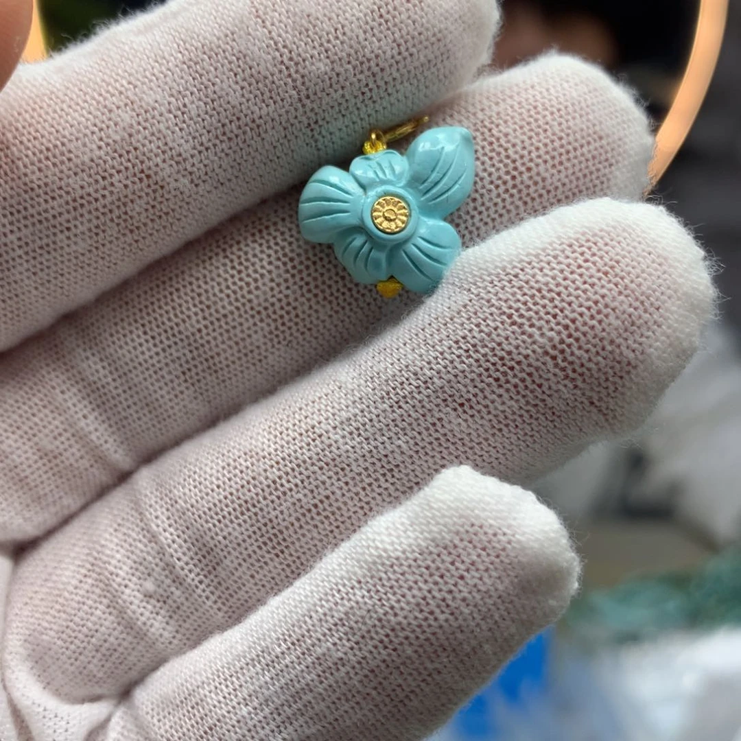 绿松石挂件未镶嵌