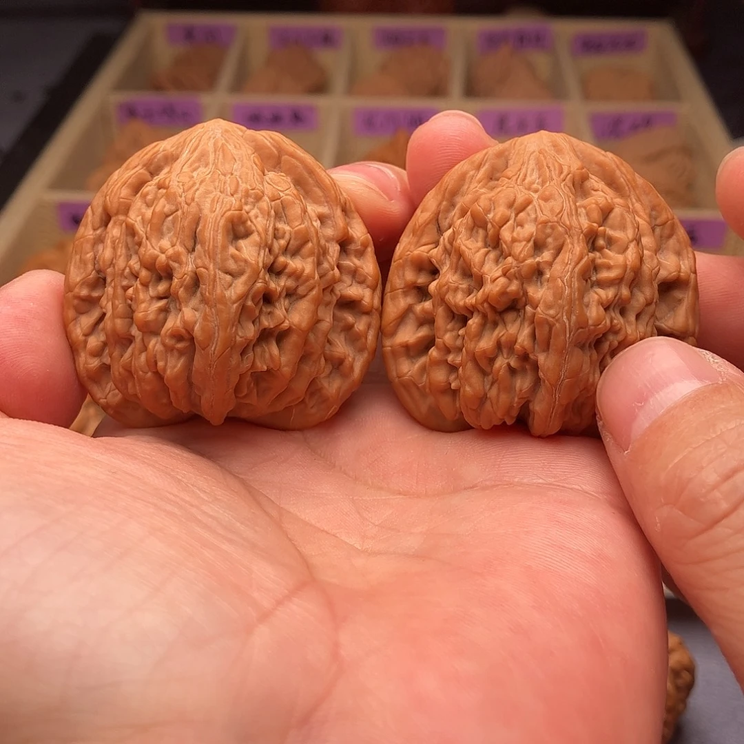 文玩核桃把件虎头王44（头货精品