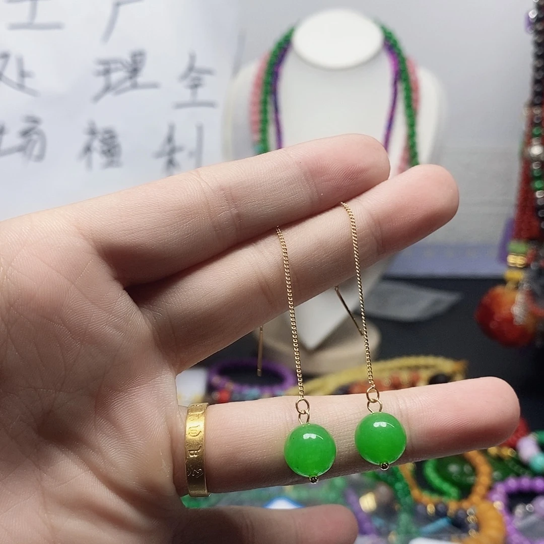 未镶嵌耳钉玛瑙/玉髓148