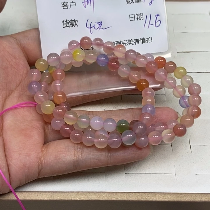 柳***雨玛瑙/玉髓未镶嵌颈饰