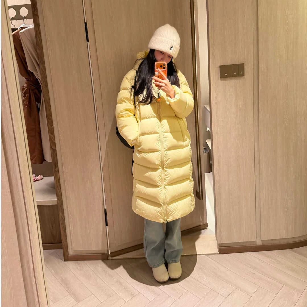 OUDOCKEE 鸥鸥【匈牙利】韩系宽松过膝长款羽绒服外套 RADAG936T