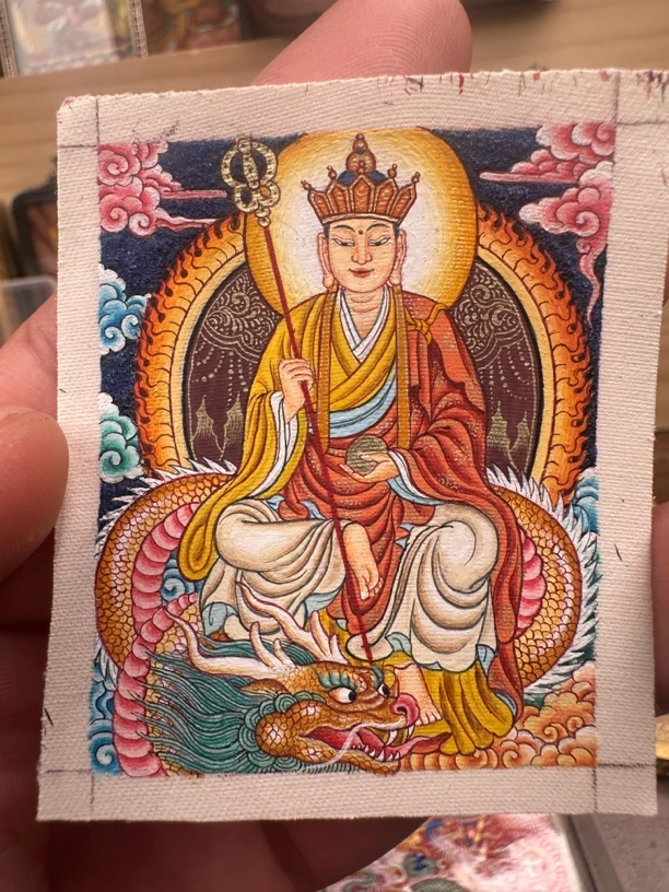 独家原创设计地藏小唐卡