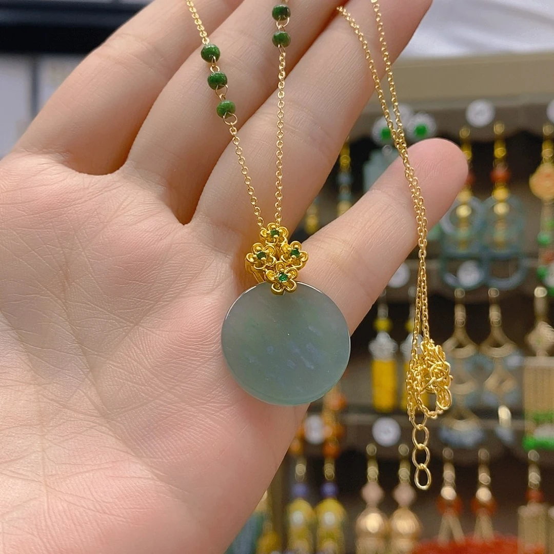 合金翡翠耳饰翡翠