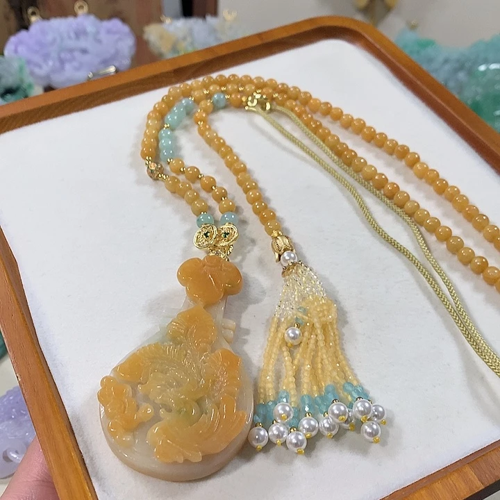 翡翠未镶嵌颈饰翡翠吊坠