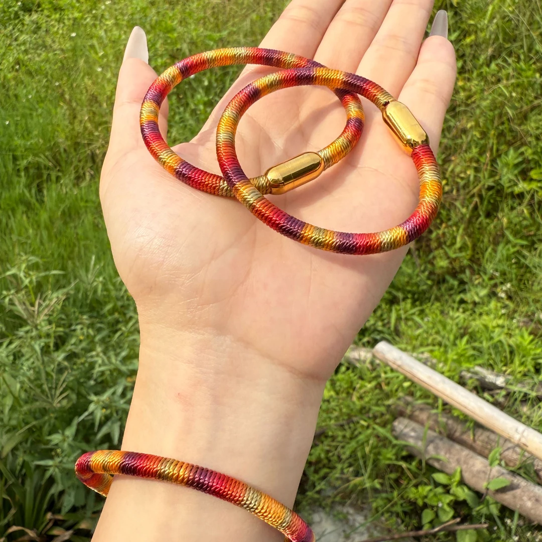 非金属锦纶手链 【陈红推荐】朱纱  凤凰飞天定制高端 手绳