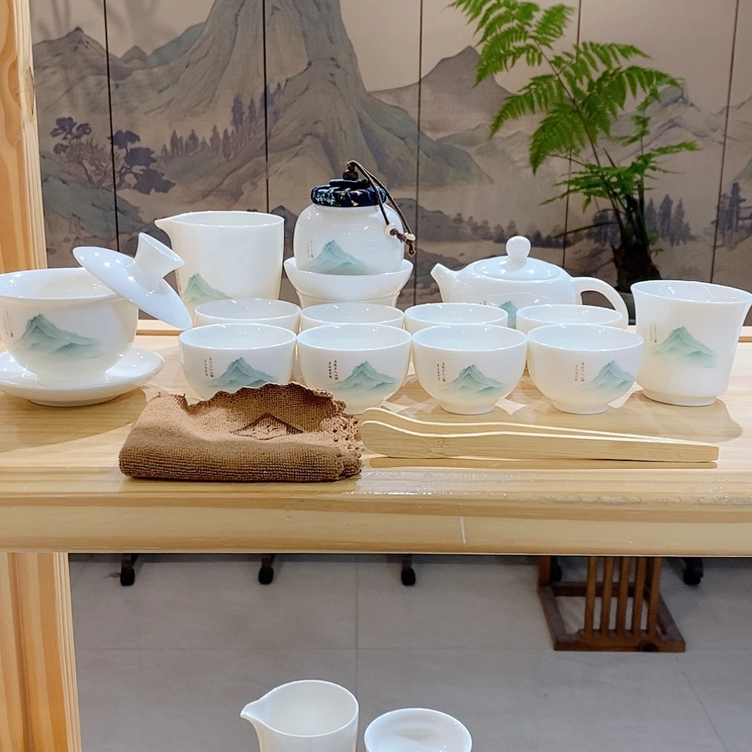 【墨城】羊脂玉瓷又见青山17头