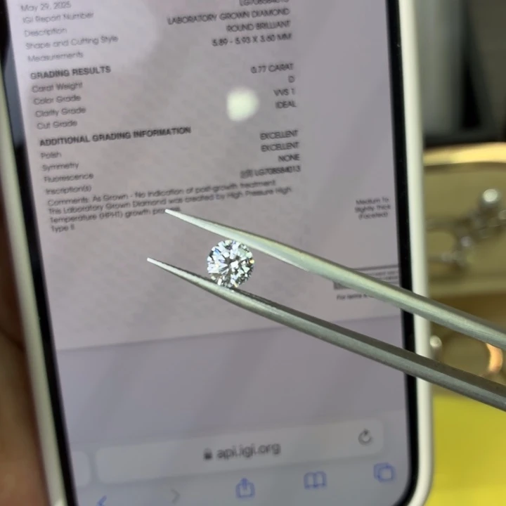 合成钻石裸石未镶嵌用****7