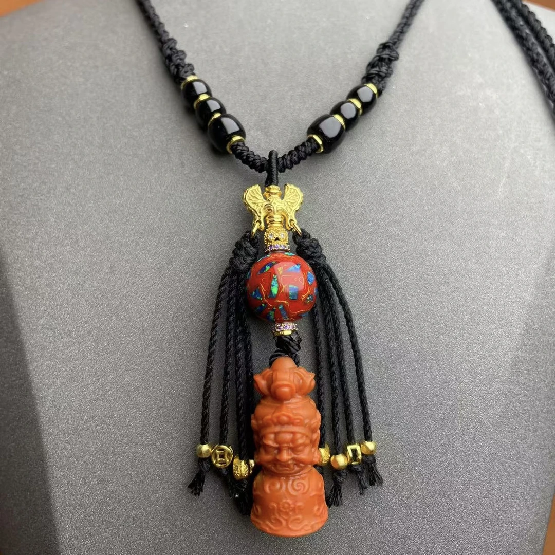 壹加师姐｜大漆南红项链多样性发一7191N