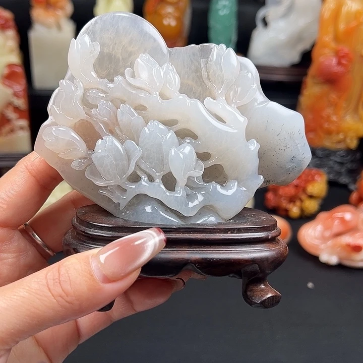 寿山石高山坑头晶