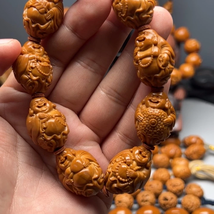 手串/手链橄榄核2.0足尺福利全品精修瑞兽弥勒