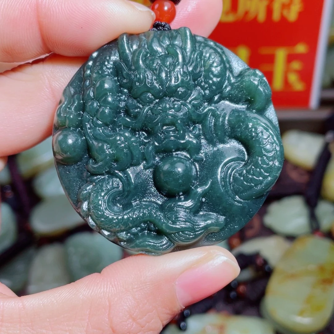 和田玉未镶嵌颈饰拍一发一