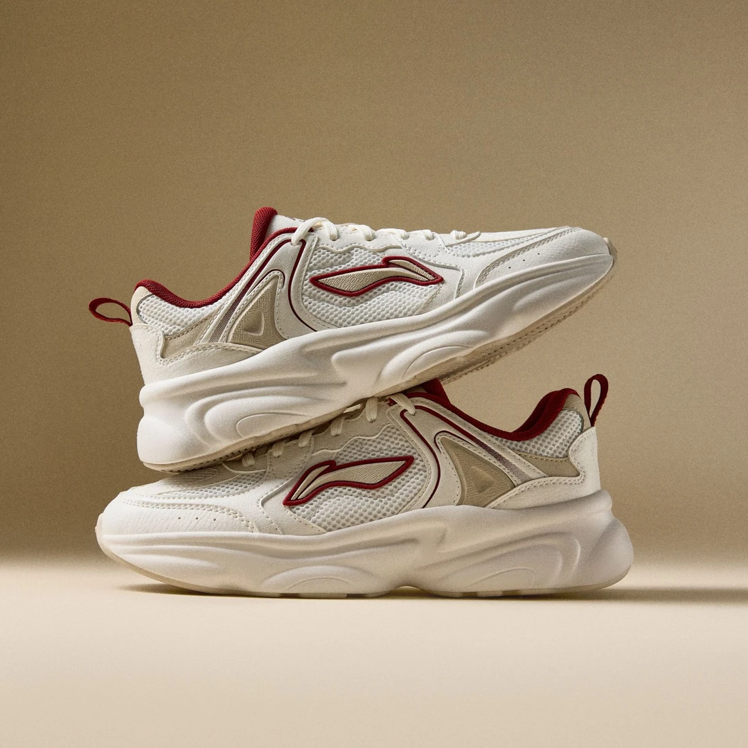 D厚底百搭老爹鞋丨李宁奶椰男女鞋新款旅游运动鞋AGCV404/AGCV403