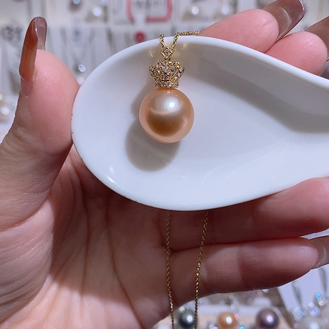 淡水珍珠吊坠(赠链)未镶嵌w13.8