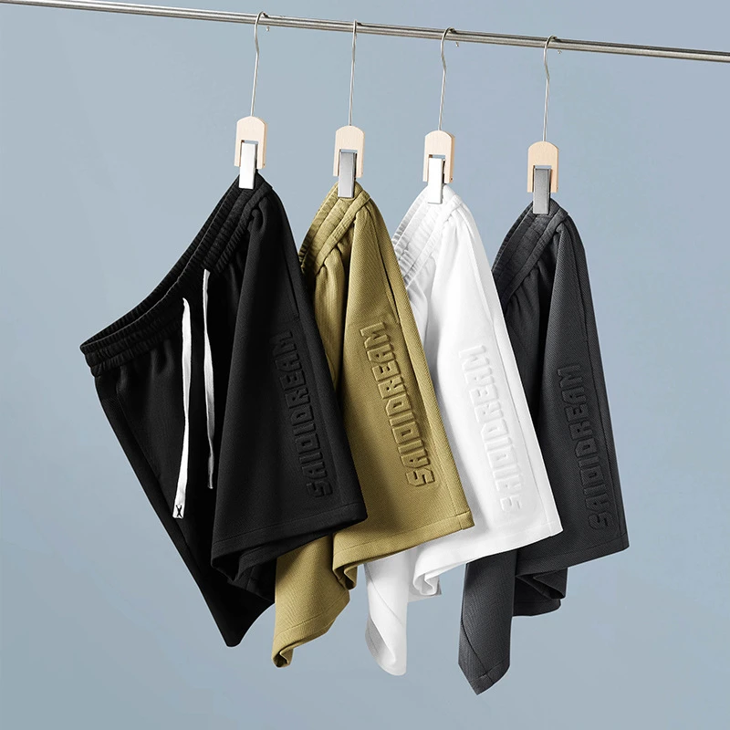 2025高克重棉短裤男夏季新款大码宽松五分裤加肥加大码短裤