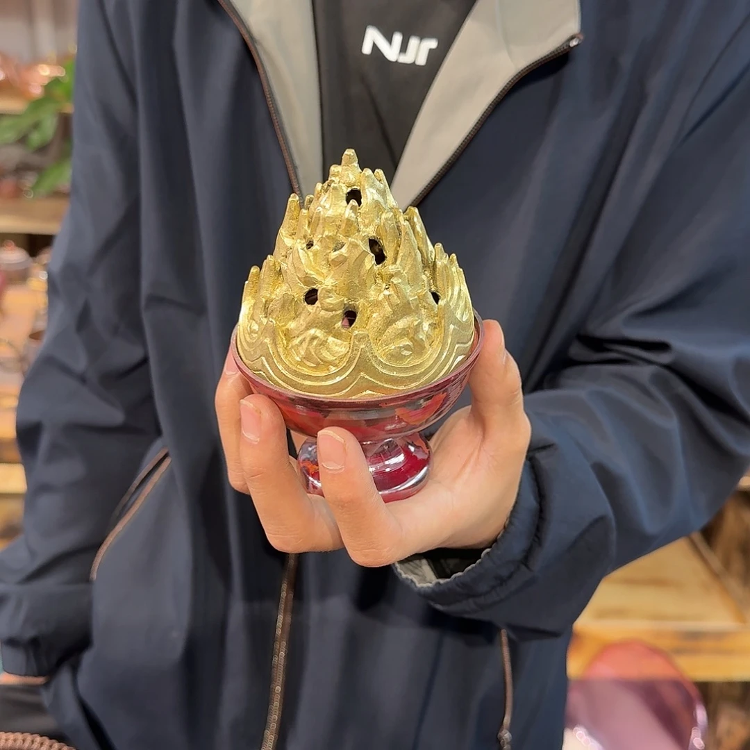 紫铜手工制作博山炉