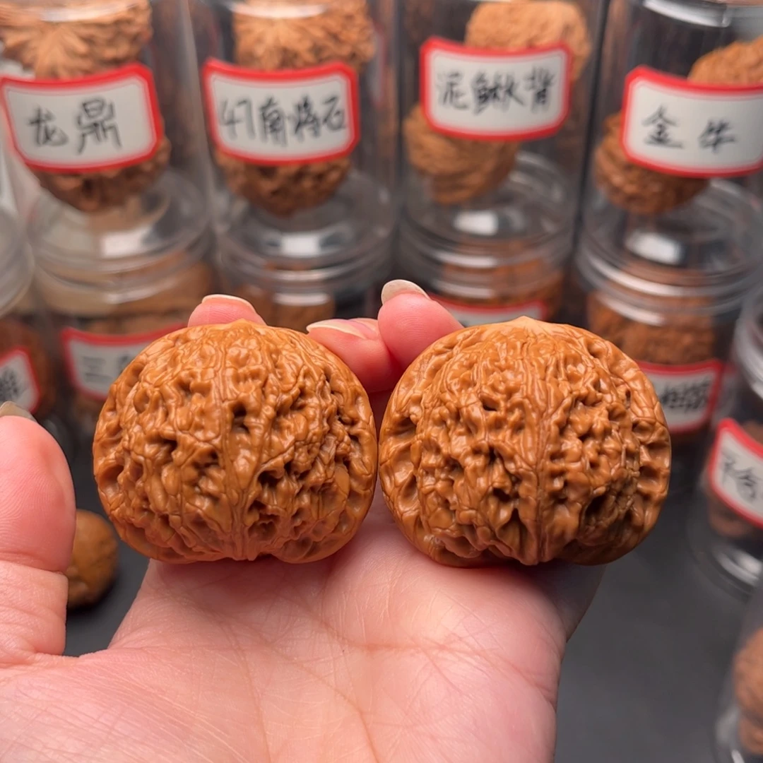文玩核桃把件45老树水龙纹