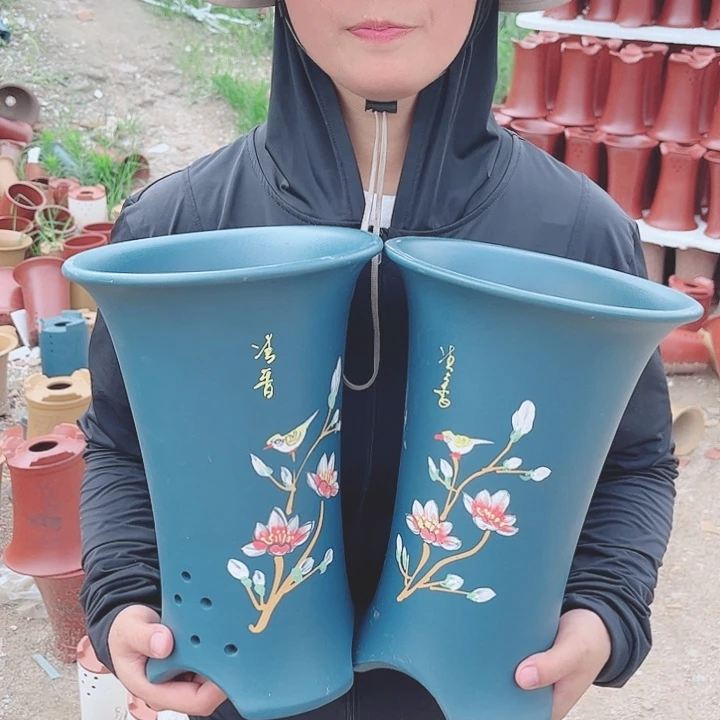 紫砂花盆宜兴紫砂精品花盆